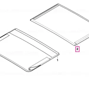 Supended headliner, rear CARAMEL - BMW Reduceri