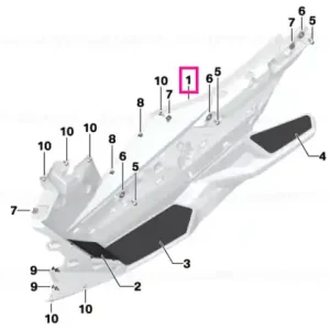Livrare gratuită Running board, right - BMW Motorrad