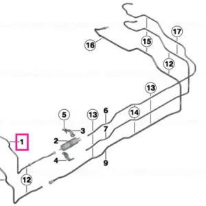 Reduceri Feed line, front - BMW