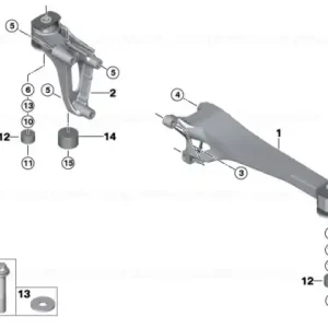 Ultima șansă Șurub hexagonal filet interior M12X1.5X125 - BMW