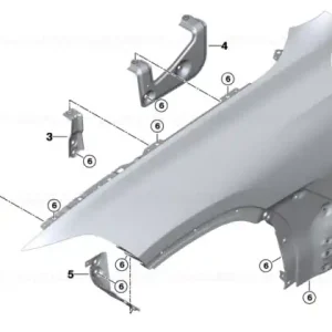Side panel, front left - BMW Preț redus