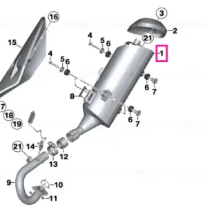 Noutate Rear silencer - BMW Motorrad