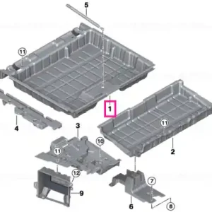 Storage troug luggage trunk floor - BMW Livrare gratuită