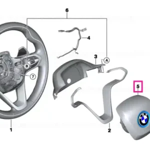 Airbag module, driver's side HALO - BMW Ofertă exclusivă
