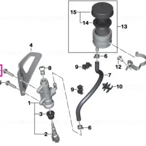 Șurub cu cap cilindric M6X25-8.8-MK - BMW Motorrad Preț mic