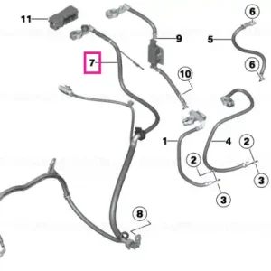 Positive battery lead - BMW - Mini Reducere extra