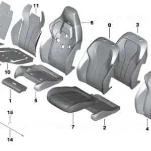 Reducere extra Suport spătar scaun climat - BMW