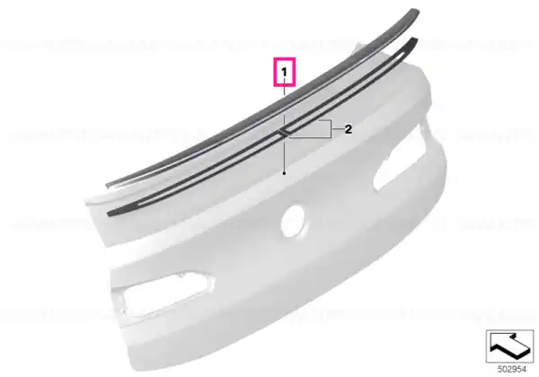 Cumpără online Rear spoiler CFK - BMW