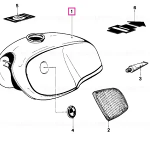 Fuel tank prime coated - BMW Motorrad Mai ieftin