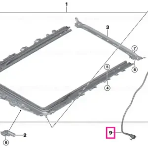 Calitate înaltă Water outlet hose front - BMW