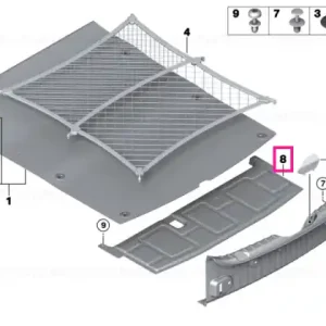 Thermal protection, luggage comp. floor - BMW Ofertă