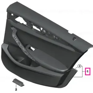 Reducere extra Door trim panel, rear, right MOKKA - BMW