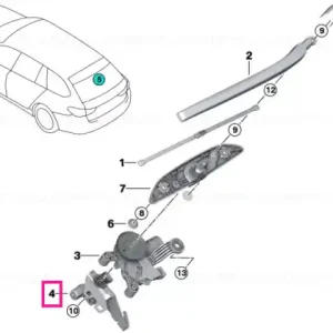 Rear window lock - BMW Expediere rapidă