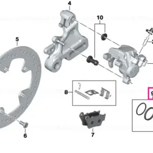 Set piston frana cu garnitura - BMW Motorrad Cel mai vândut