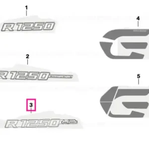 Chilipir Lettering, left - BMW Motorrad