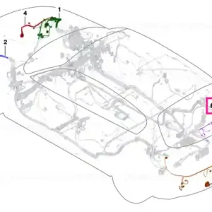 Wiring trunk lid - BMW Retur gratuit