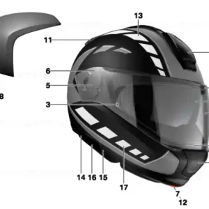 Cheek/expanded polystyrene Helmet 6 Evo 56/57 - BMW Motorrad Super ofertă