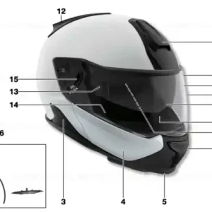 Visor helmet 7 clear with inner visor - BMW Motorrad Super ofertă
