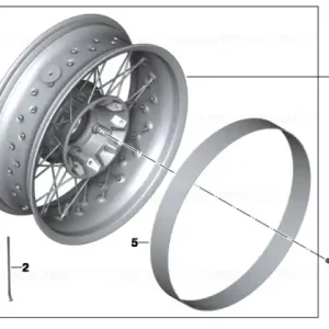 Retur gratuit Spoke, outside L=144,8MM - BMW Motorrad