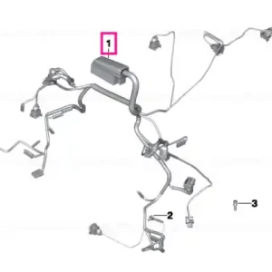 Engine wiring harness - BMW Motorrad Retur gratuit