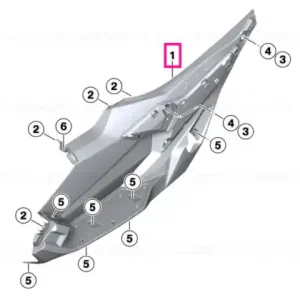 Reducere extra Running board, left - BMW Motorrad
