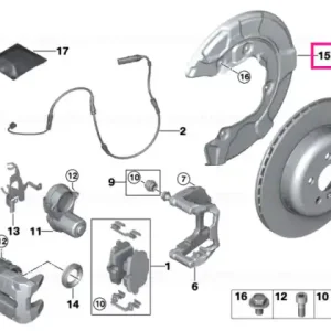 Discount Protection plate left - BMW