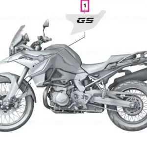 Lettering, right - BMW Motorrad Chilipir