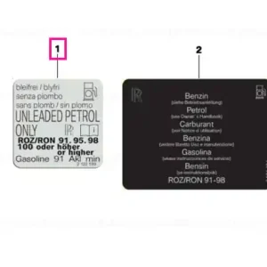Discount Instruction notice, Fuel tank filling - BMW