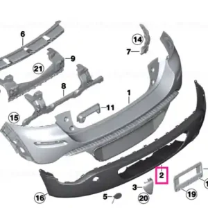 Spoiler centre - BMW - Mini Doar azi