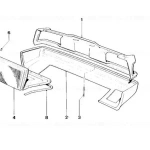 Tail panel -> NO 4301090 - BMW Bestseller