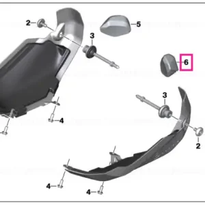 Acoperire dreapta - BMW Motorrad Livrare expres