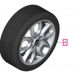 Livrare gratuită Roată completă de iarnă - Loop Spoke 494 cu anvelopa Nokian Tyres HKPL 9 - 195/55R16 87T - Mini F55/F56/F57