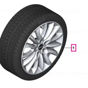 Ofertă exclusivă Roată completă de iarnă - Net Spoke 519 cu anvelopa Nokian Tyres HKPL R3 FRT - 225/45R17 91T - Mini Clubman F54