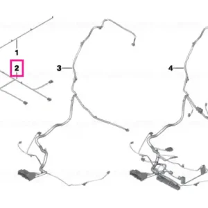 Wiring harness, seat motors, front right - BMW Noutate