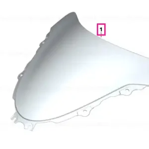 Windshield, tinted - BMW Motorrad Preț redus