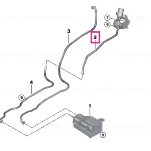 Reducere de preț Venting line with leak diagnosis module - BMW