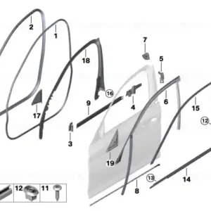 Reducere Capac coloana B usa fata dreapta - BMW