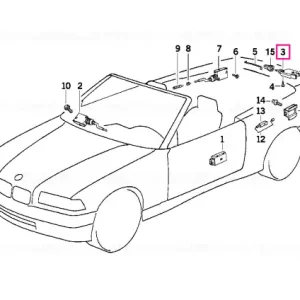 Actuator f trunk lid - BMW Mai ieftin