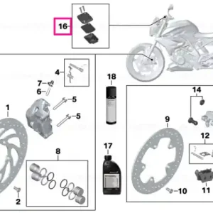 Popular Set capac rezervor expansiune frână - BMW Motorrad