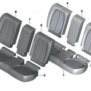 Retur ușor Capac Isofix CANBERRABEIGE - BMW