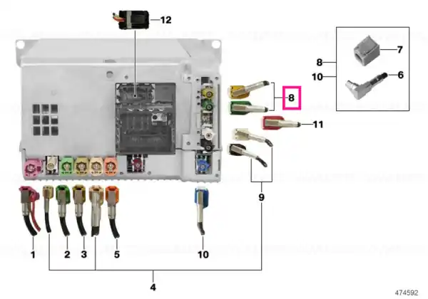 Rep.module antennas DAB - BMW Livrare gratuită