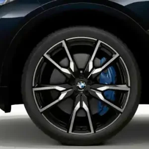 Reducere de preț Janta din aliaj usor - Y-Spoke 755 - Bicolor Gri/Argintiu (Cerium Grey / Bright Turned) - 9,5Jx22 ET:32 - BMW X7 G07