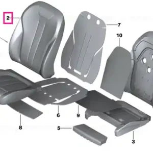 Cumpără online Capac spătar confort piele dreapta TARTUFO - BMW