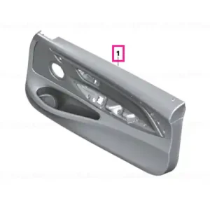 Cel mai vândut Door lining cloth left OYSTER - BMW