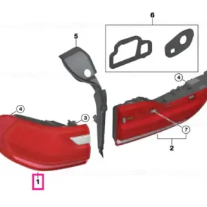 Tail light "LED" right side panel - BMW Preferatul clienților