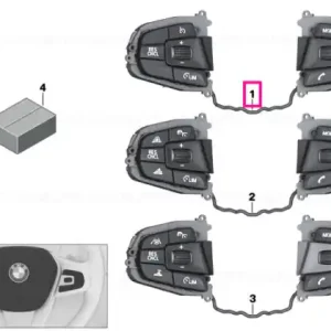 Discount Întrerupător multifuncţional volan - BMW
