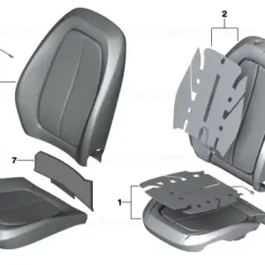 Vezi acum Husă scaun țesătură/piele GRANIT-BRAUN - BMW