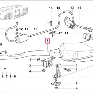 Rear silencer with exhaust flap - BMW Ofertă de sezon