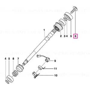 Șurub microencapsulare hexagonal M8x30z3 - BMW Super ofertă
