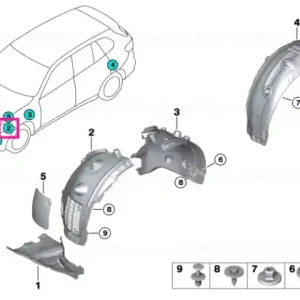 Discount Capac aripa roată față dreapta - BMW